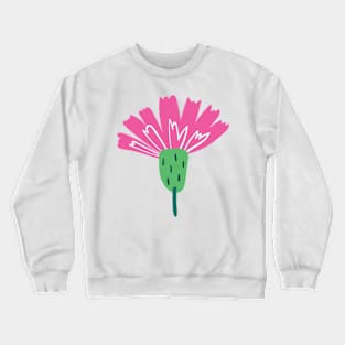 Floral Pink Crewneck Sweatshirt